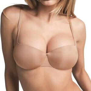 NWT SKIMS Ultimate Balconette Push-Up Bra – Clay – Size 30D – Retail $64